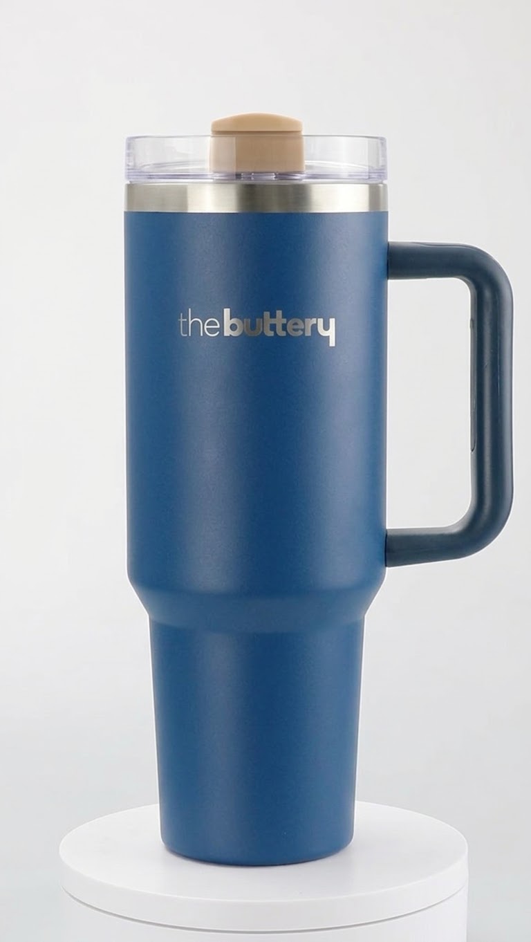 40 oz Navy Blue Tumbler